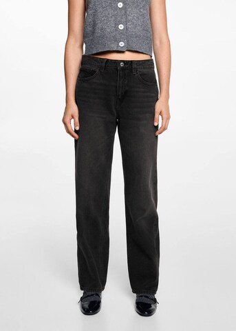 MANGO TEEN Regular Jeans in Black: front