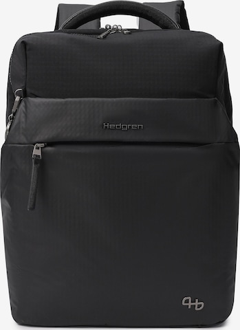 Zaino 'Furo' di Hedgren in nero: frontale