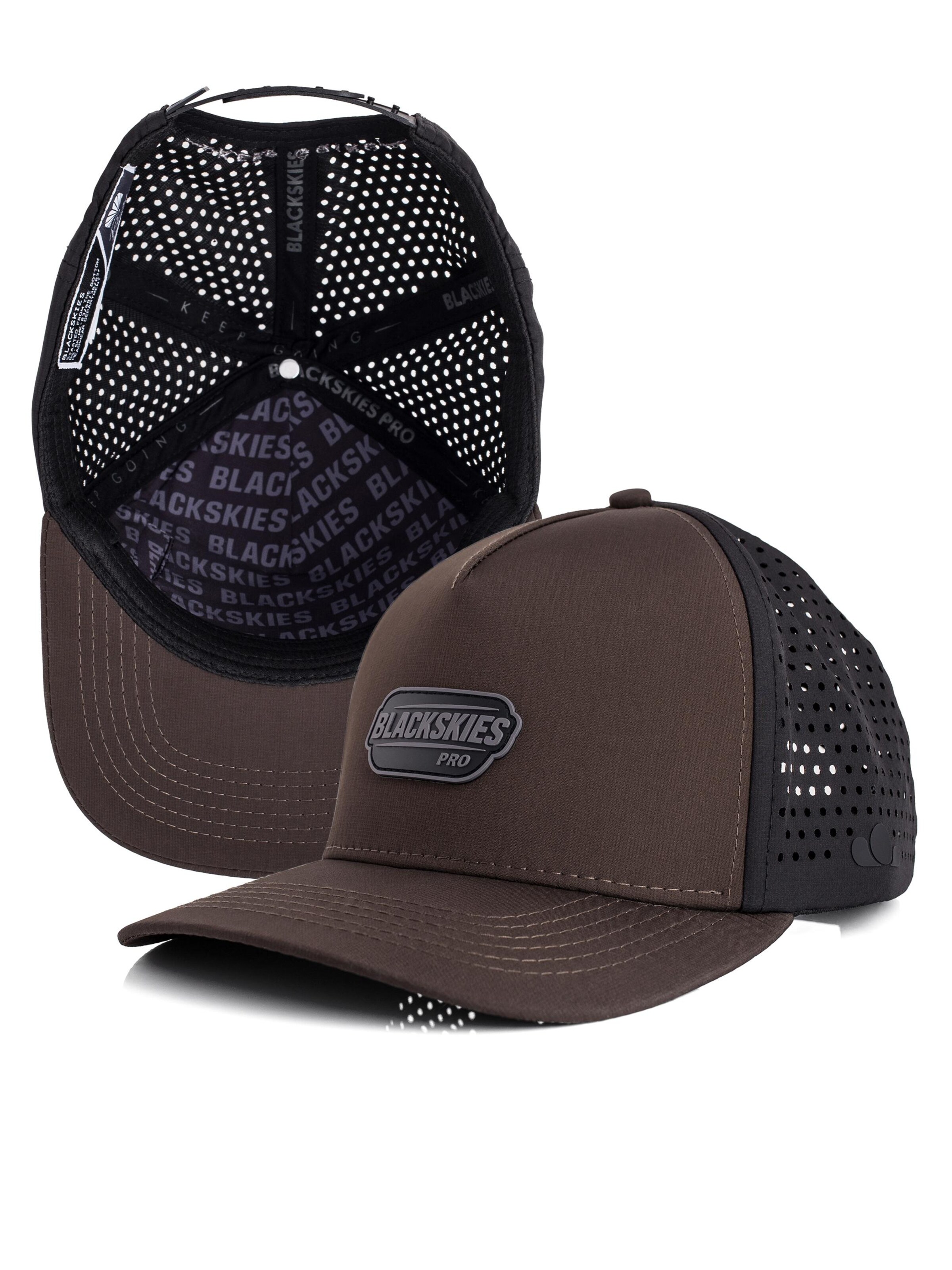 Blackskies Sportcap 'Pro Flow Sport Performance'‌‌‌‌ in Braun: Vorderseite