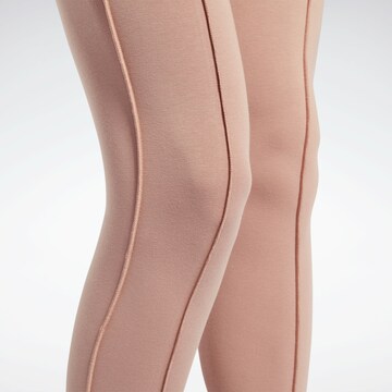 Skinny Leggings 'Classic' di Reebok in rosa