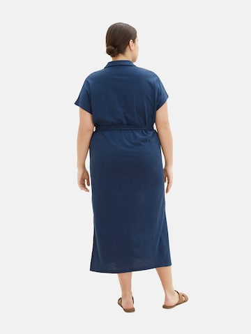 Rochie tip bluză de la Tom Tailor Women + pe albastru