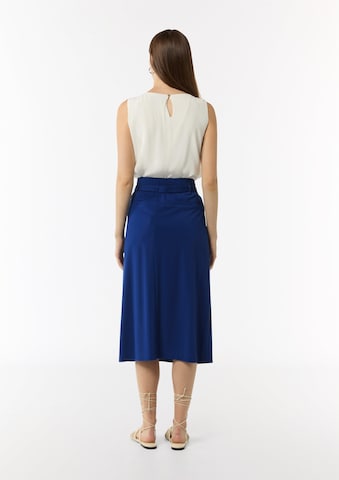 Jupe COMMA en bleu : derrière