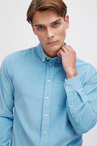 Casual Friday Regular fit Button Up Shirt 'Anton' in Blue