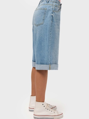 Loosefit Jean 'ELASTICATED BERMUDA DENIM SHORT' IT'S BASIC en bleu