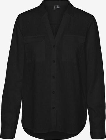 VERO MODA Bluse 'LINN' in Schwarz: predná strana