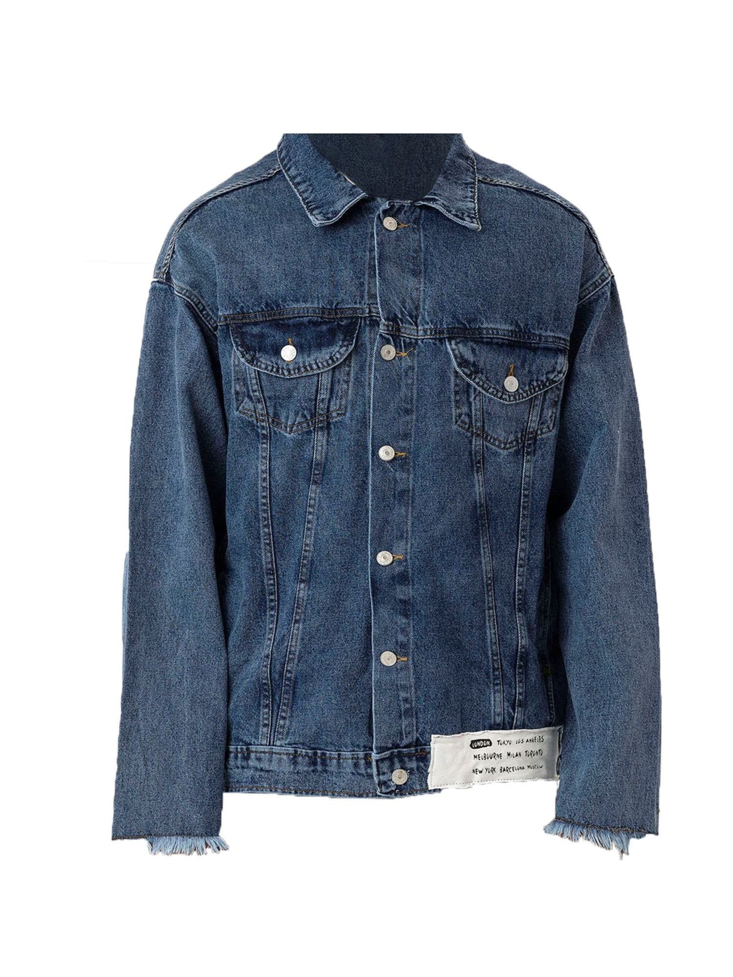 Dandalo Between-season jacket in Blue: front