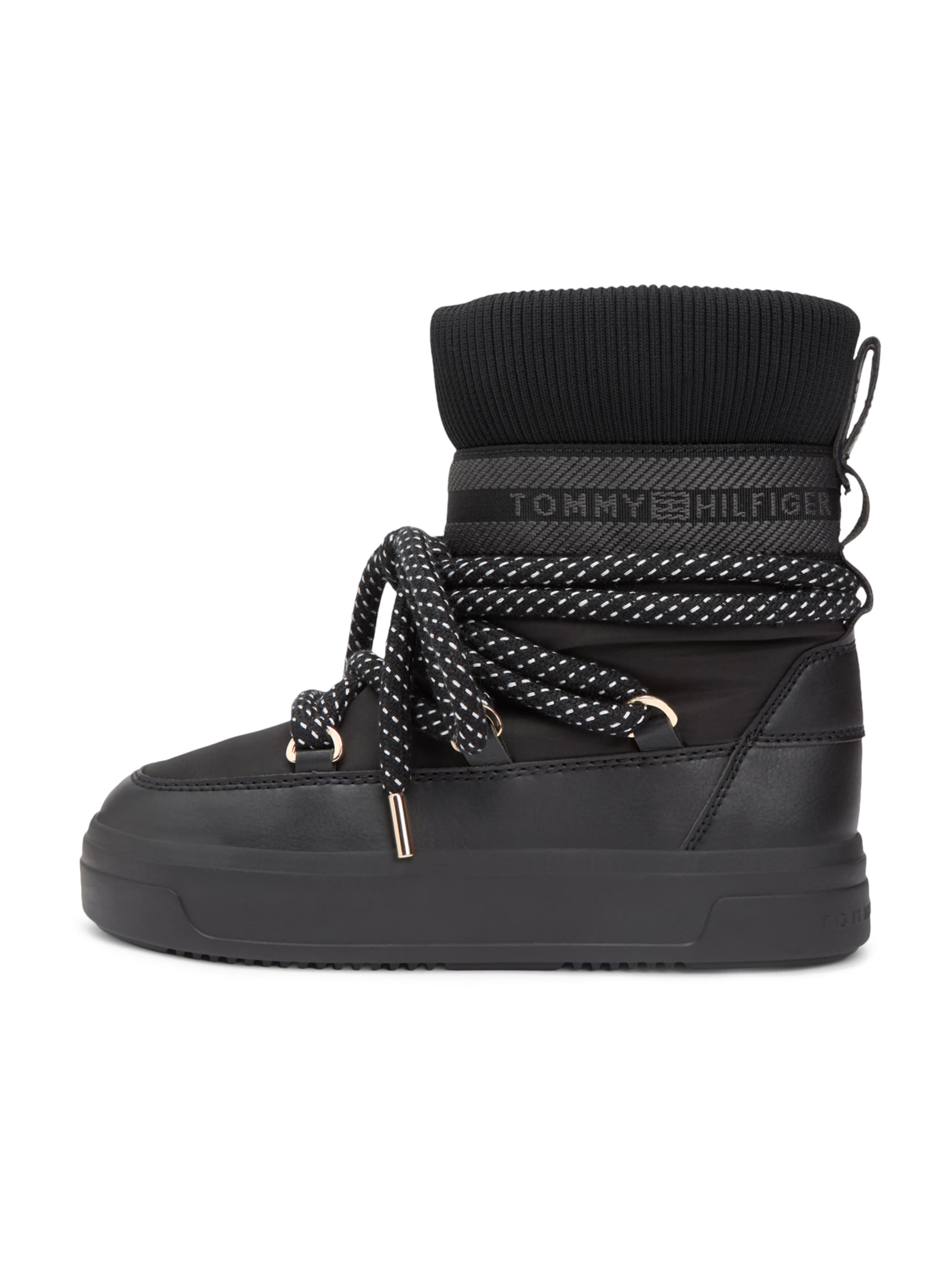 Boots da neve di TOMMY HILFIGER in nero: frontale