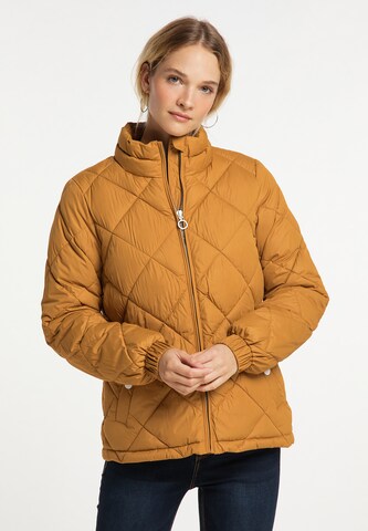 DreiMaster Maritim Between-season jacket in Yellow: front