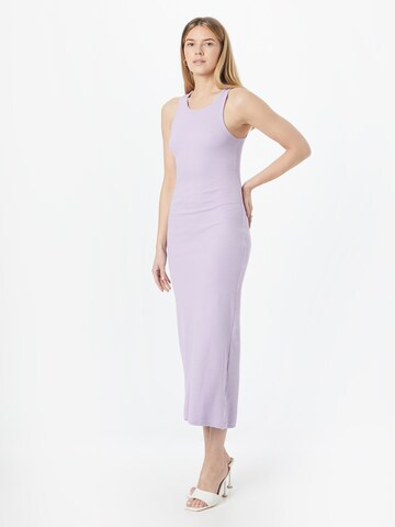 DEDICATED. Dress 'Motala' in Purple: front