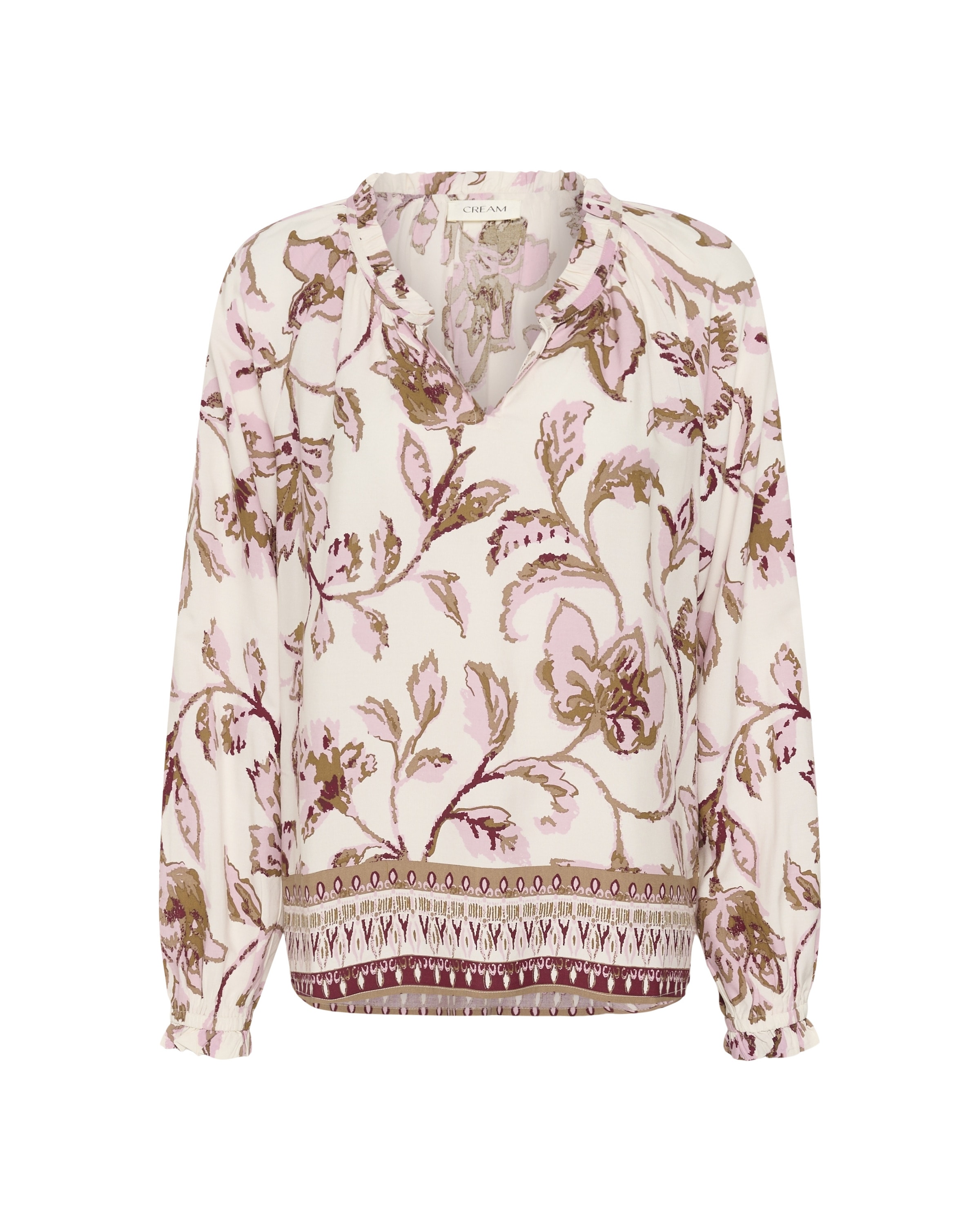 Cream Blouse 'CRTiah' in Beige: voorkant