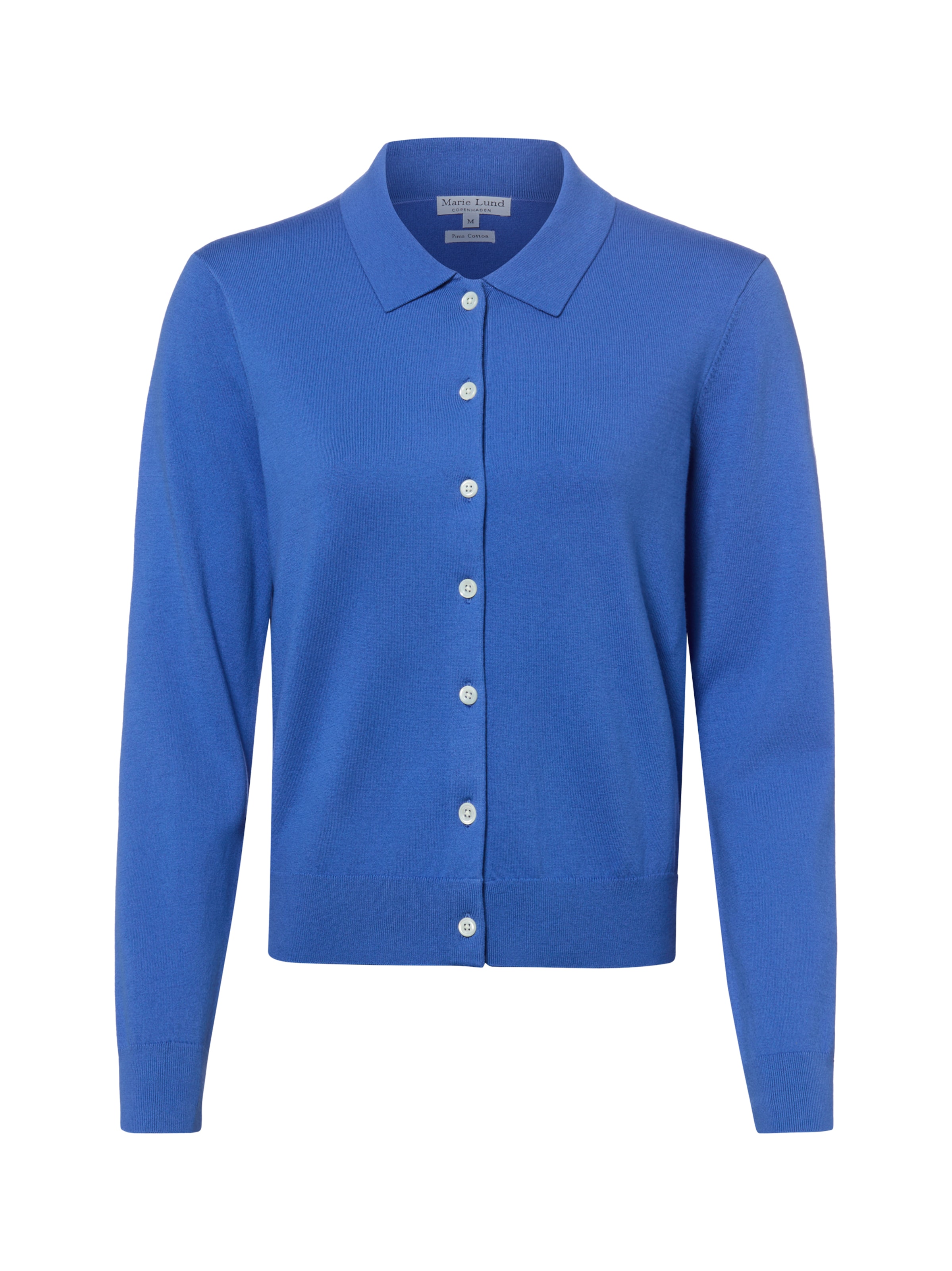 Cardigan Marie Lund en bleu : devant