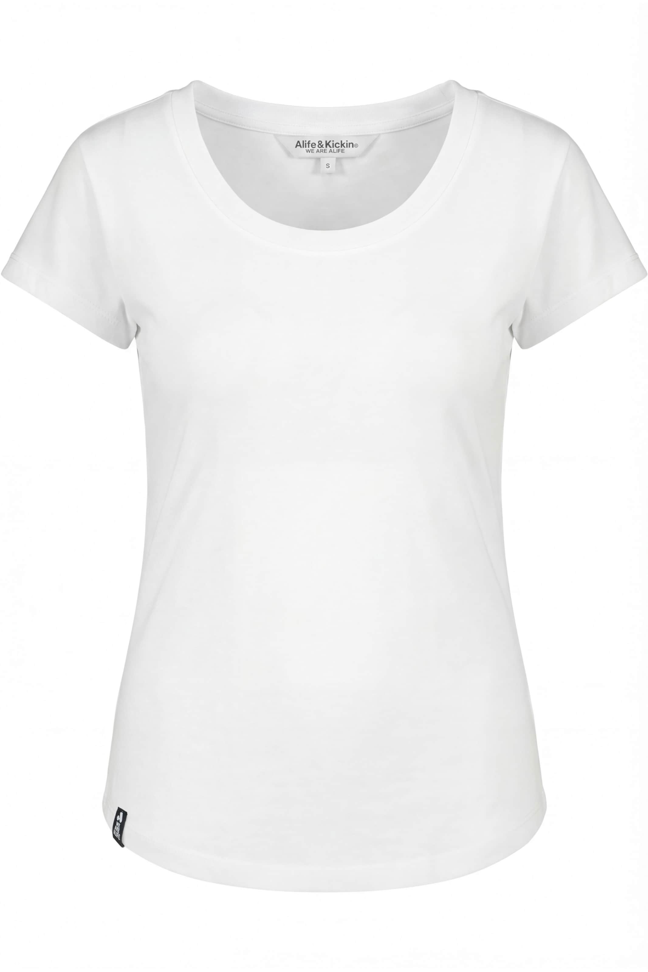 Maglietta 'EiraAK P' di alife & kickin in bianco: frontale