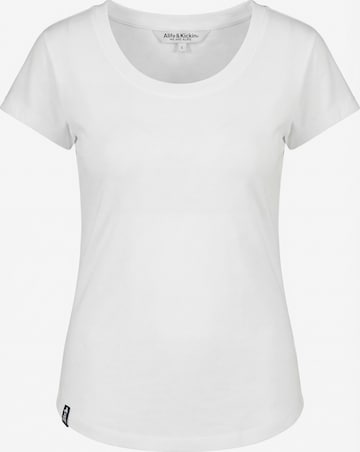Maglietta 'EiraAK P' di alife & kickin in bianco: frontale