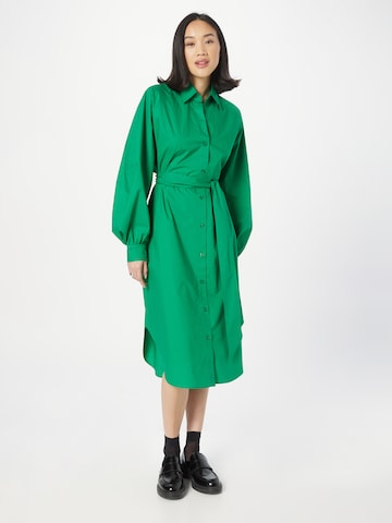 HUGO Košilové šaty 'Kameran' – zelená: přední strana