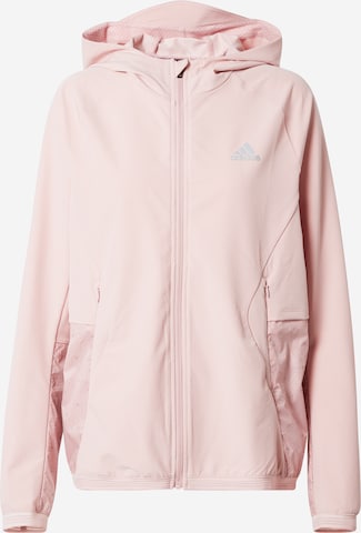 Giacca sportiva di ADIDAS PERFORMANCE in rosa: frontale