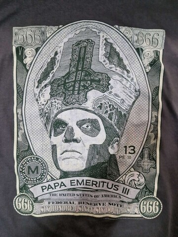 Felpa 'Ghost Papa Emetirus III' di Ghost in grigio