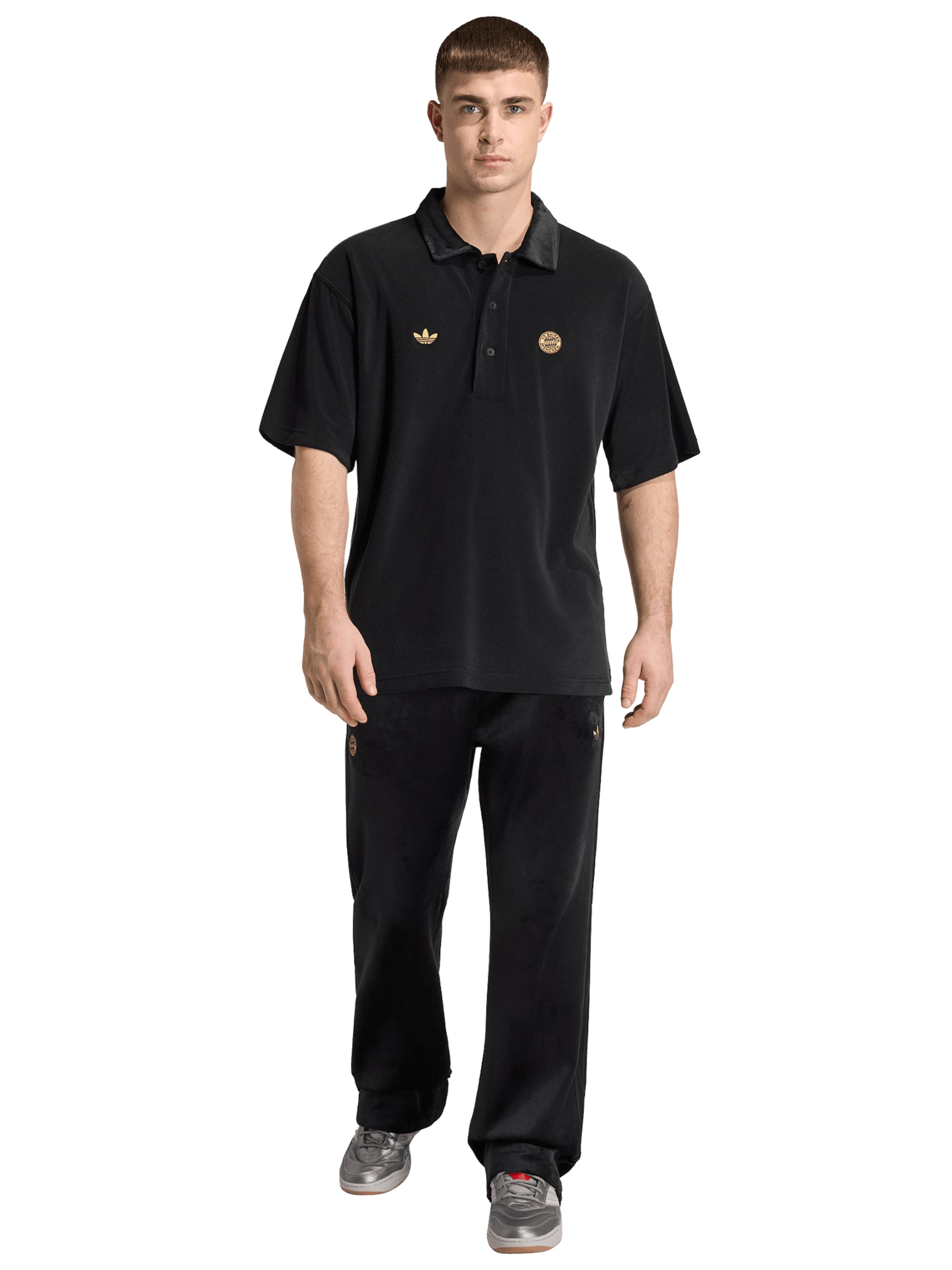 T-Shirt 'FC Bayern München' ADIDAS ORIGINALS en noir