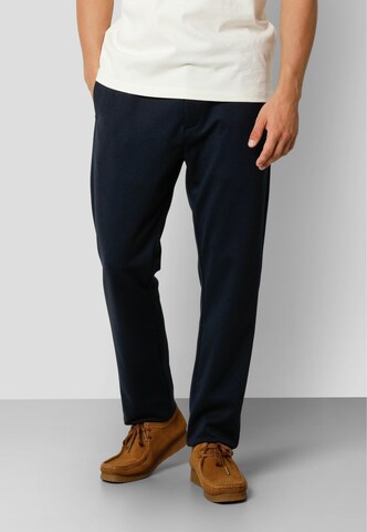 Clean Cut Copenhagen Tapered Chino Pants 'Milano' in Blue: front