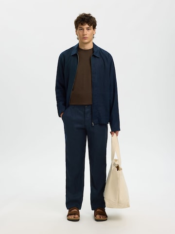 SELECTED Regular Broek '196 Straight' in Blauw