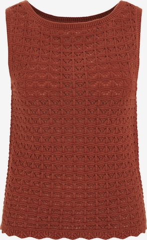 WE Fashion Neuletoppi värissä oranssi: etupuoli