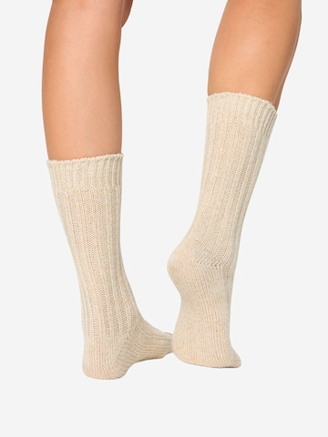 Nur Die Sokken ' Woll Socken ' in Beige
