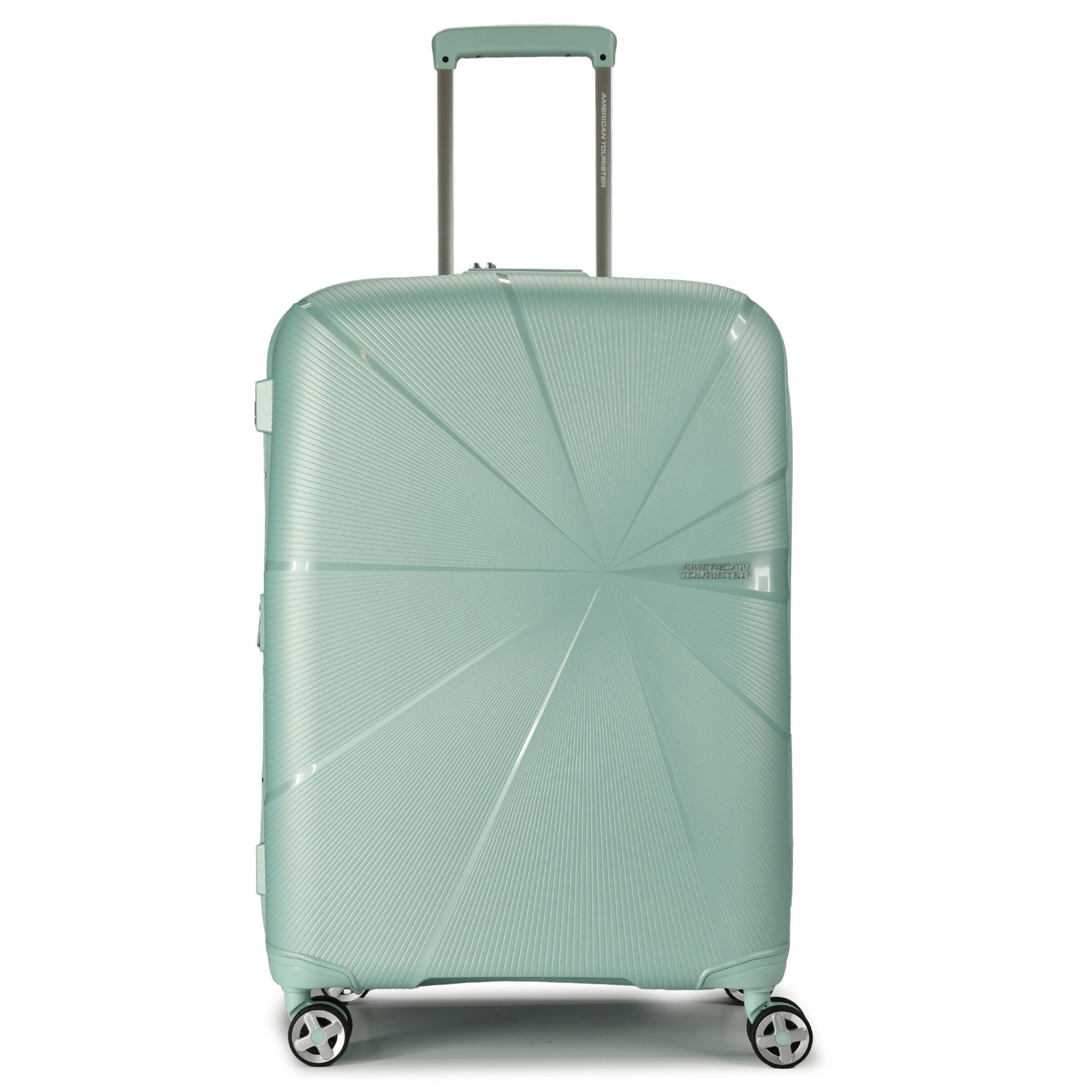 American Tourister Trolley 'Starvibe' in Groen: voorkant