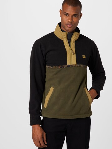 BILLABONG - Chaqueta polar en verde: frente