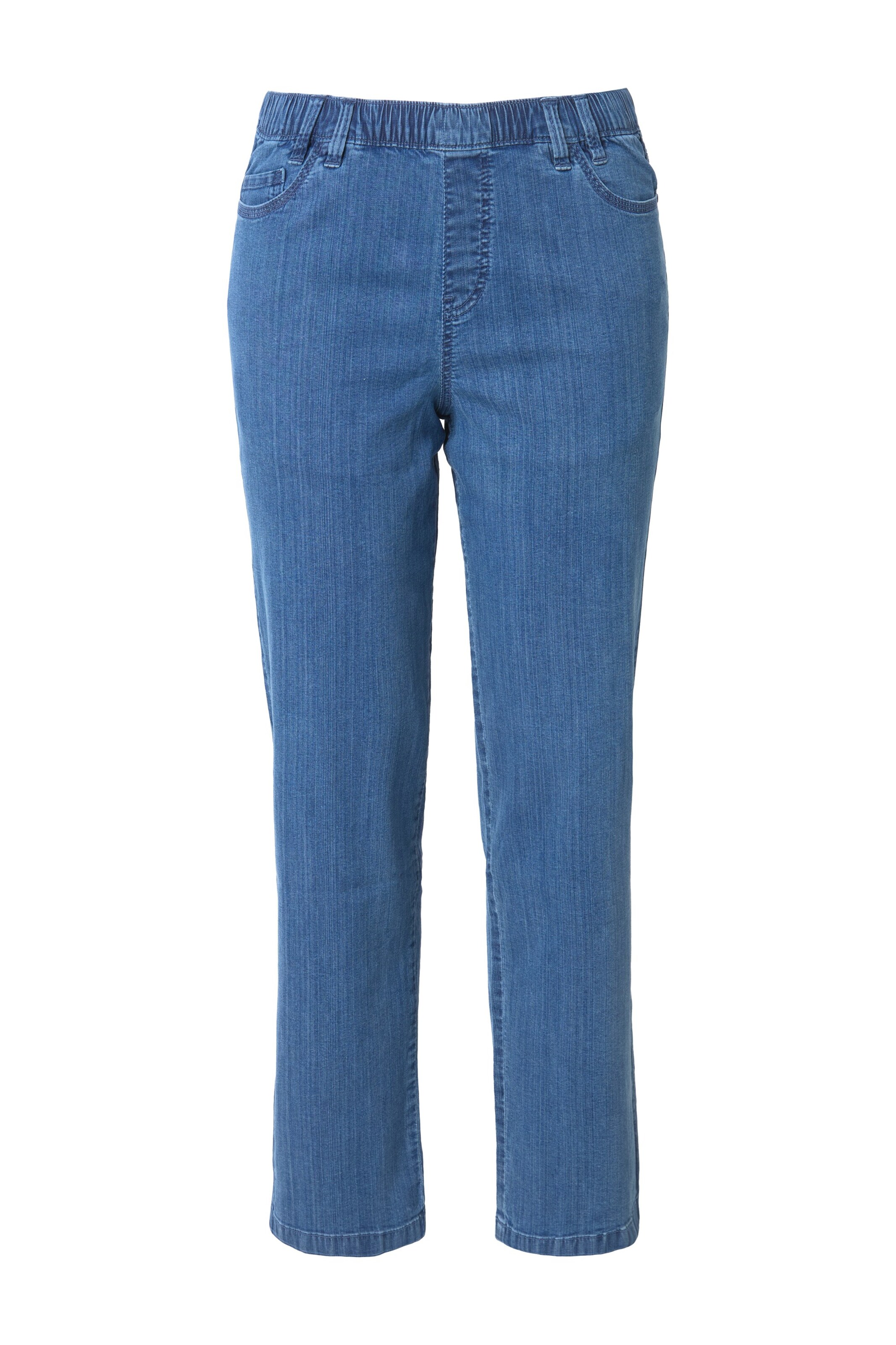 LAURASØN Wide Leg Jeans in Blau: Vorderseite