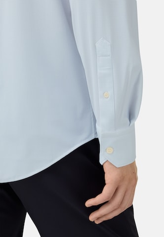 Coupe regular Chemise Boggi Milano en bleu