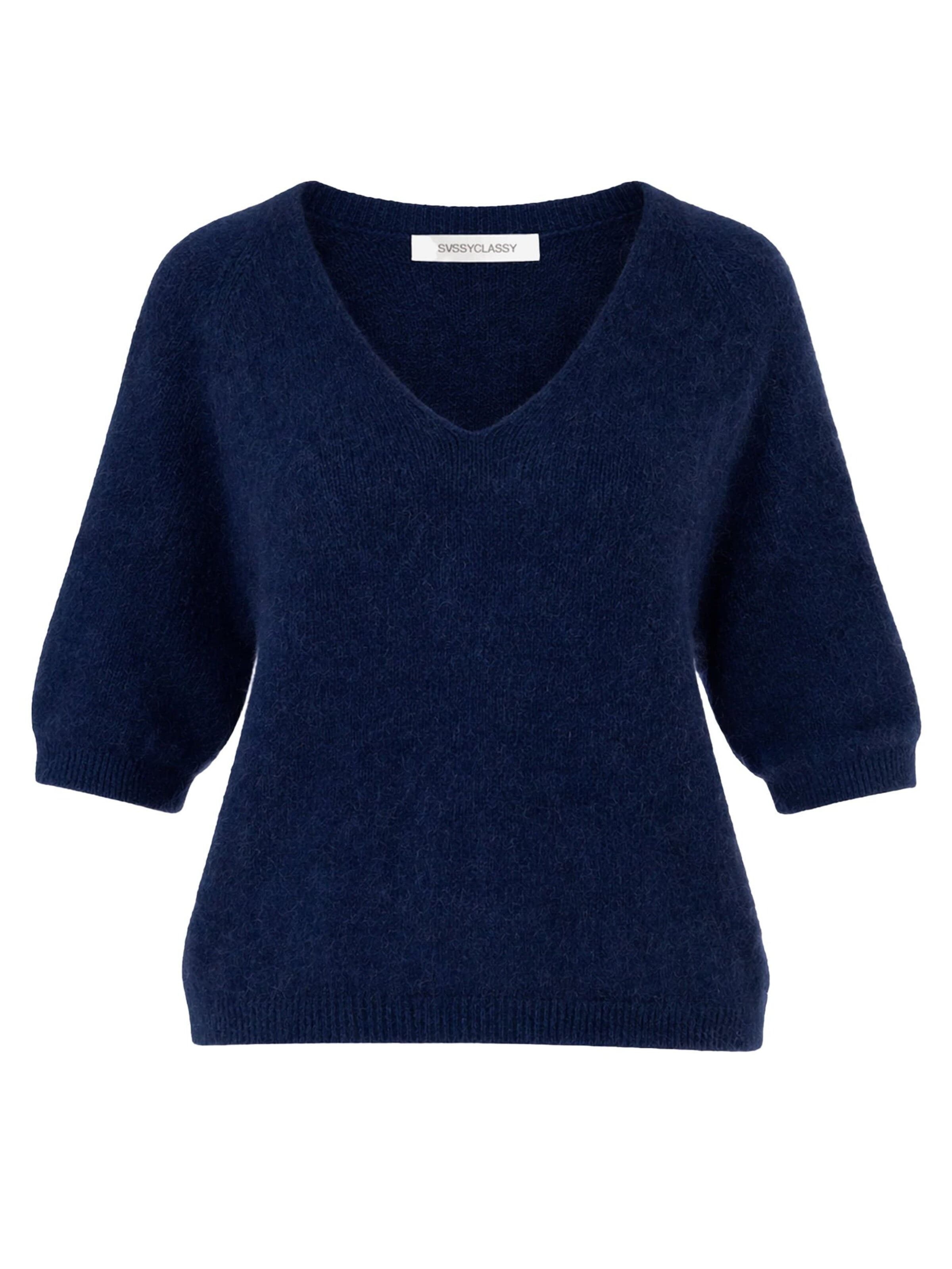 SASSYCLASSY Pullover‌‌‌‌‌‌‌ in Blau: Vorderseite