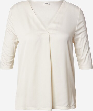 s.Oliver BLACK LABEL - Blusa em branco: frente