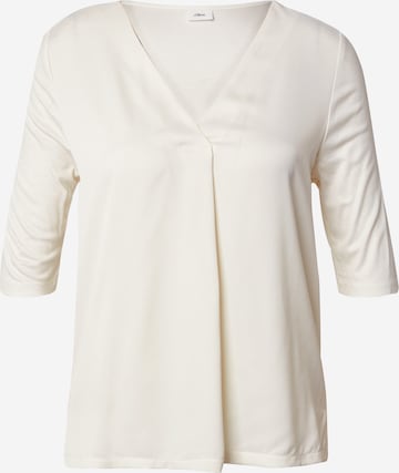 s.Oliver BLACK LABEL Blouse in Wit: voorkant