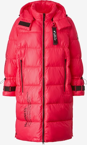 Angel of Style Winter Coat in Pink: front