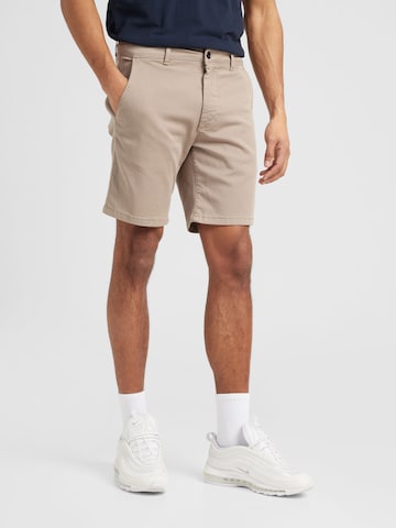 minimum Regular Chino in Beige: voorkant