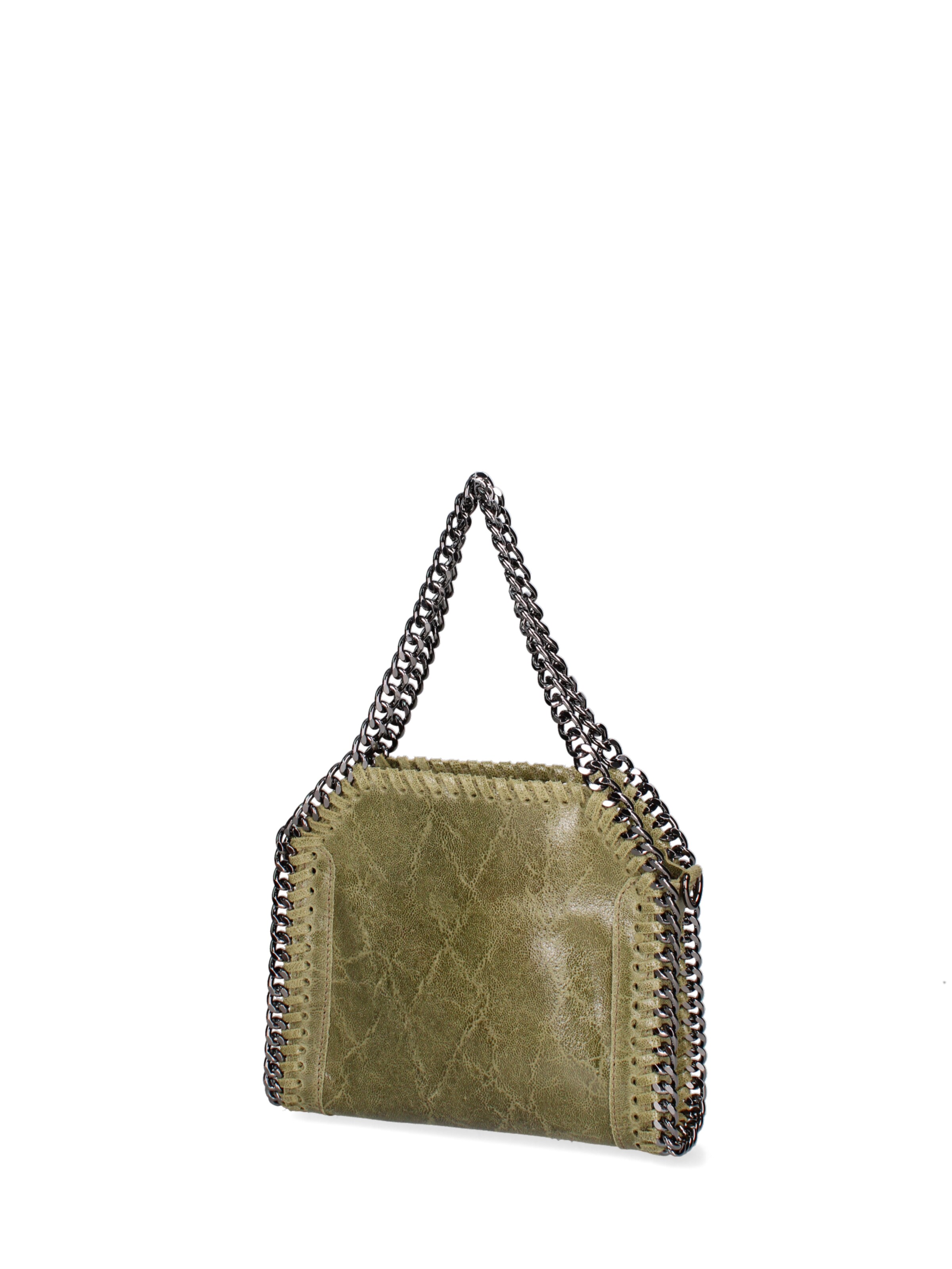 Borsa a mano 'Borsa a mano donna pelle scamosciata stampata con zip - Zefira Chic' di Gave Lux in verde