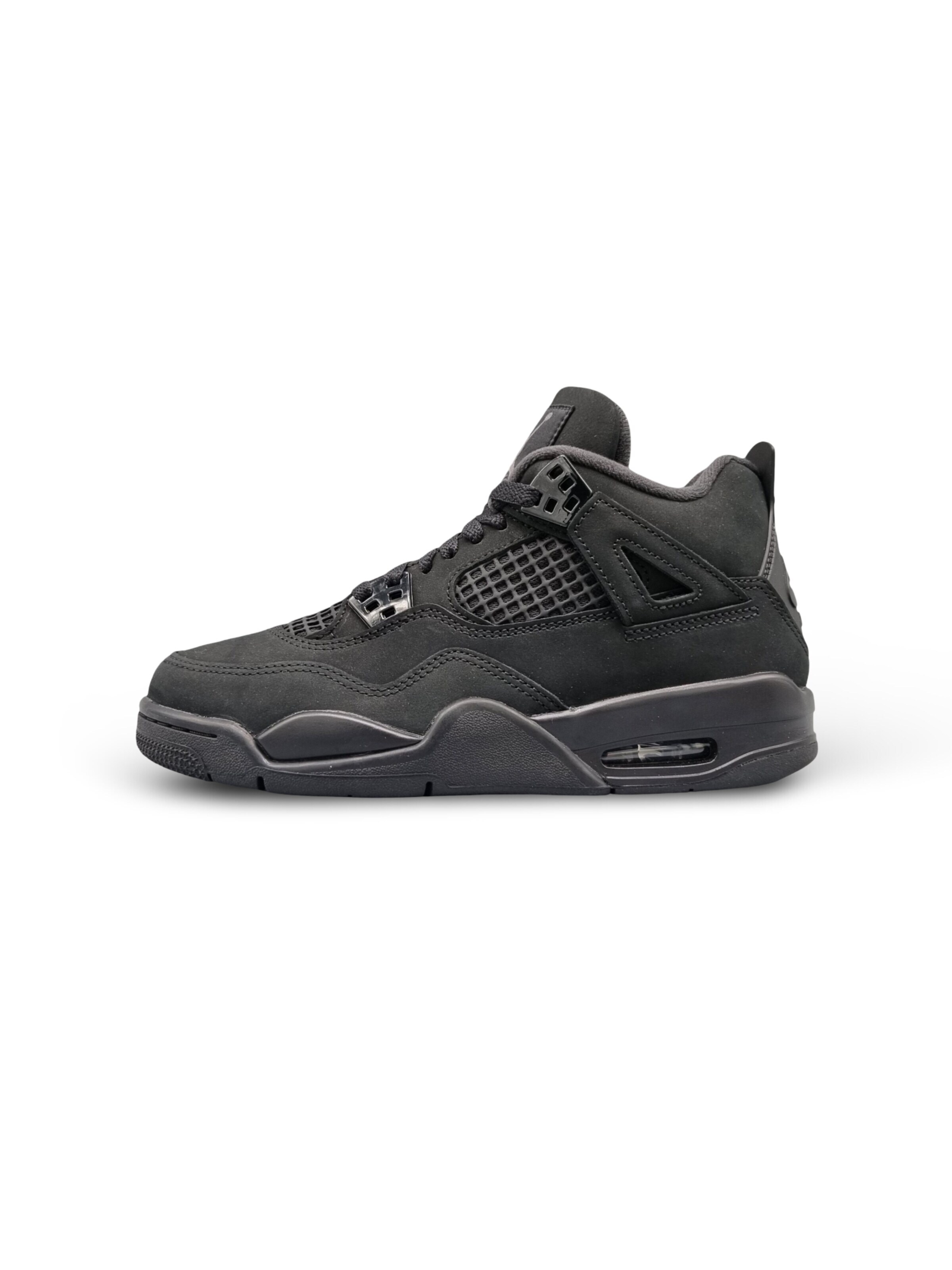 NIKE Sneakers 'Nike Air Jordan 4 Black Cat' in Black: front
