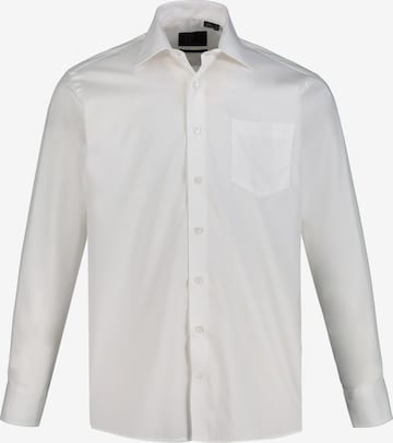 JP1880 Zakelijk overhemd in Wit: voorkant