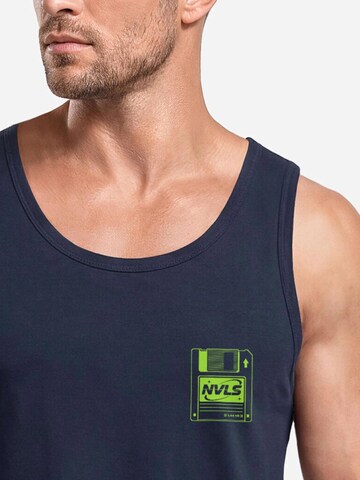 Neverless Shirt 'Digital Archaeology' in Blue