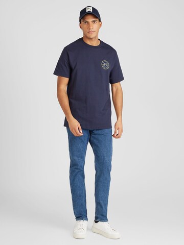 T-Shirt 'CREST' Brixton en bleu