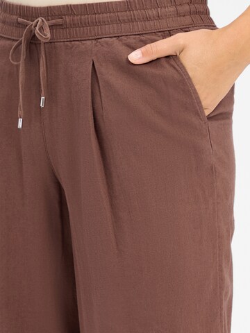 s.Oliver Wide leg Trousers in Brown