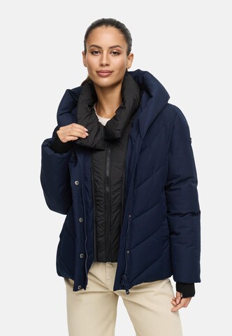 Veste d’hiver MARIKOO en bleu : devant