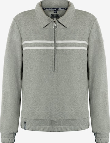 Sweat-shirt DreiMaster Maritim en gris : devant