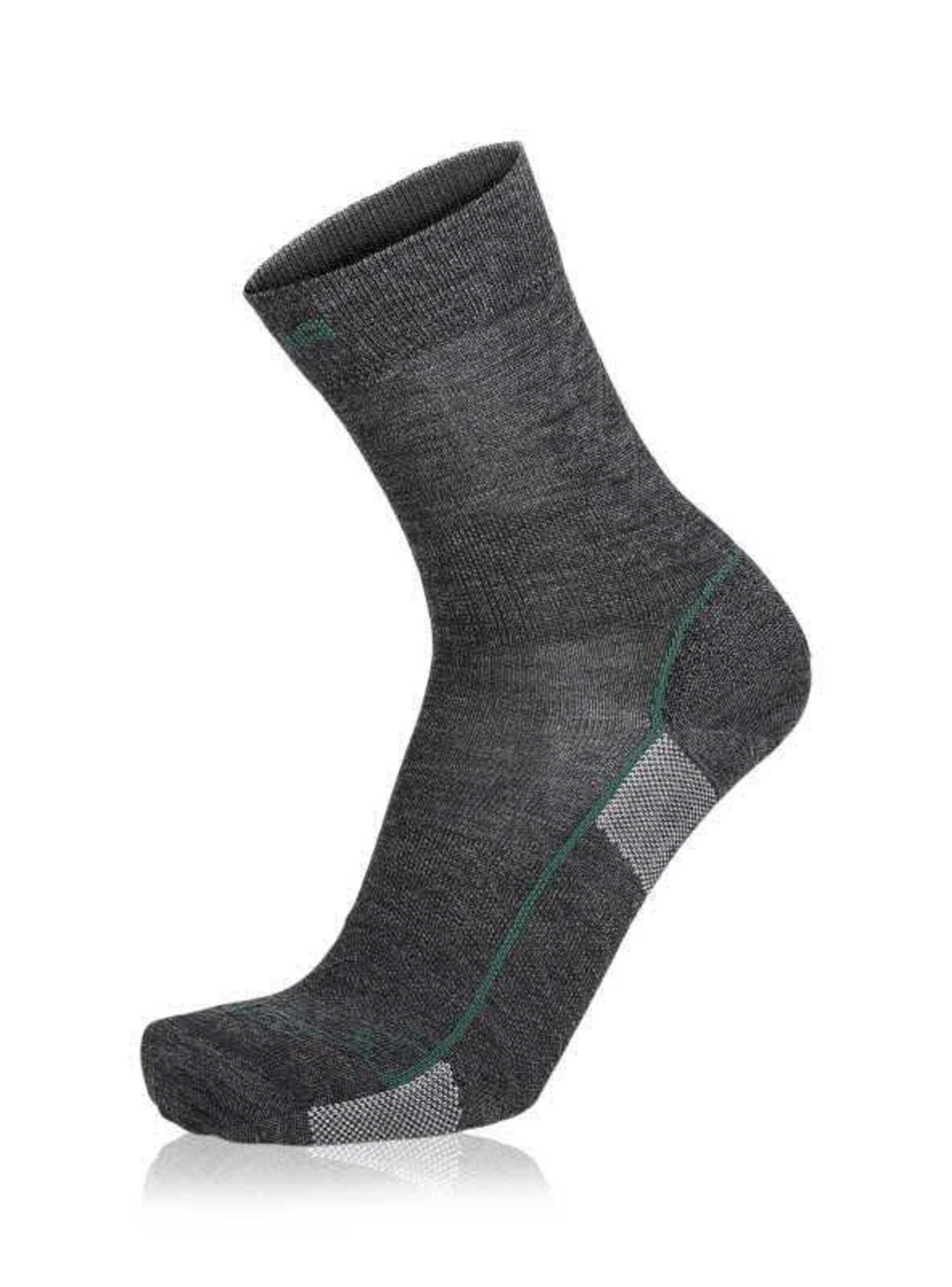 LOWA Athletic Socks in Anthracite / Green, Item view