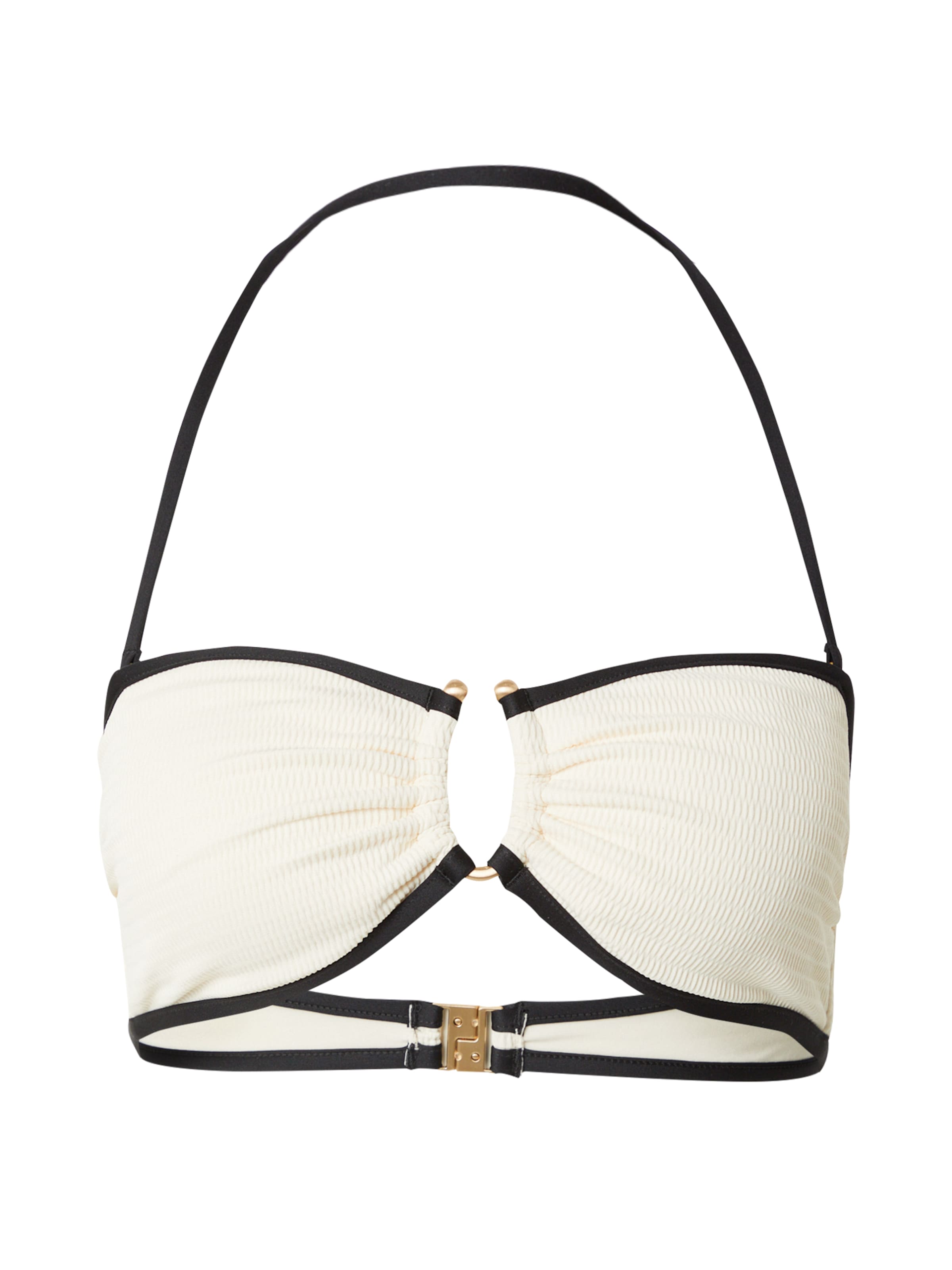 Seafolly Сутиен бандо Горнище на бански в бежово: отпред