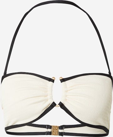 Seafolly Bustier Bikinitop in Beige: voorkant