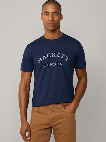 Hackett London T-Shirt 'Heritage Ess' in Blau: Vorderseite
