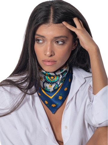 Sciarpa 'Ghalamkar' di AFROZAN in blu