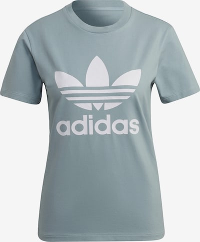 ADIDAS ORIGINALS T-Shirt 'Adicolor Classics Trefoil' in grau / weiß, Produktansicht
