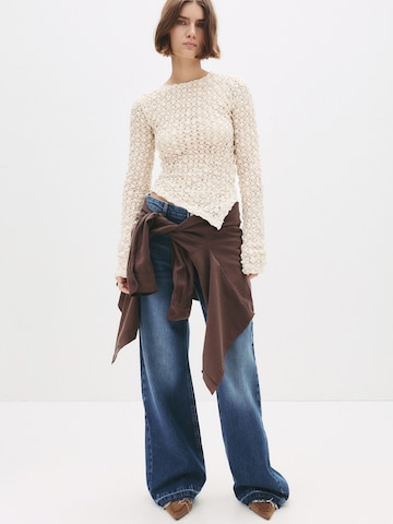 Pull&Bear Shirt in Beige