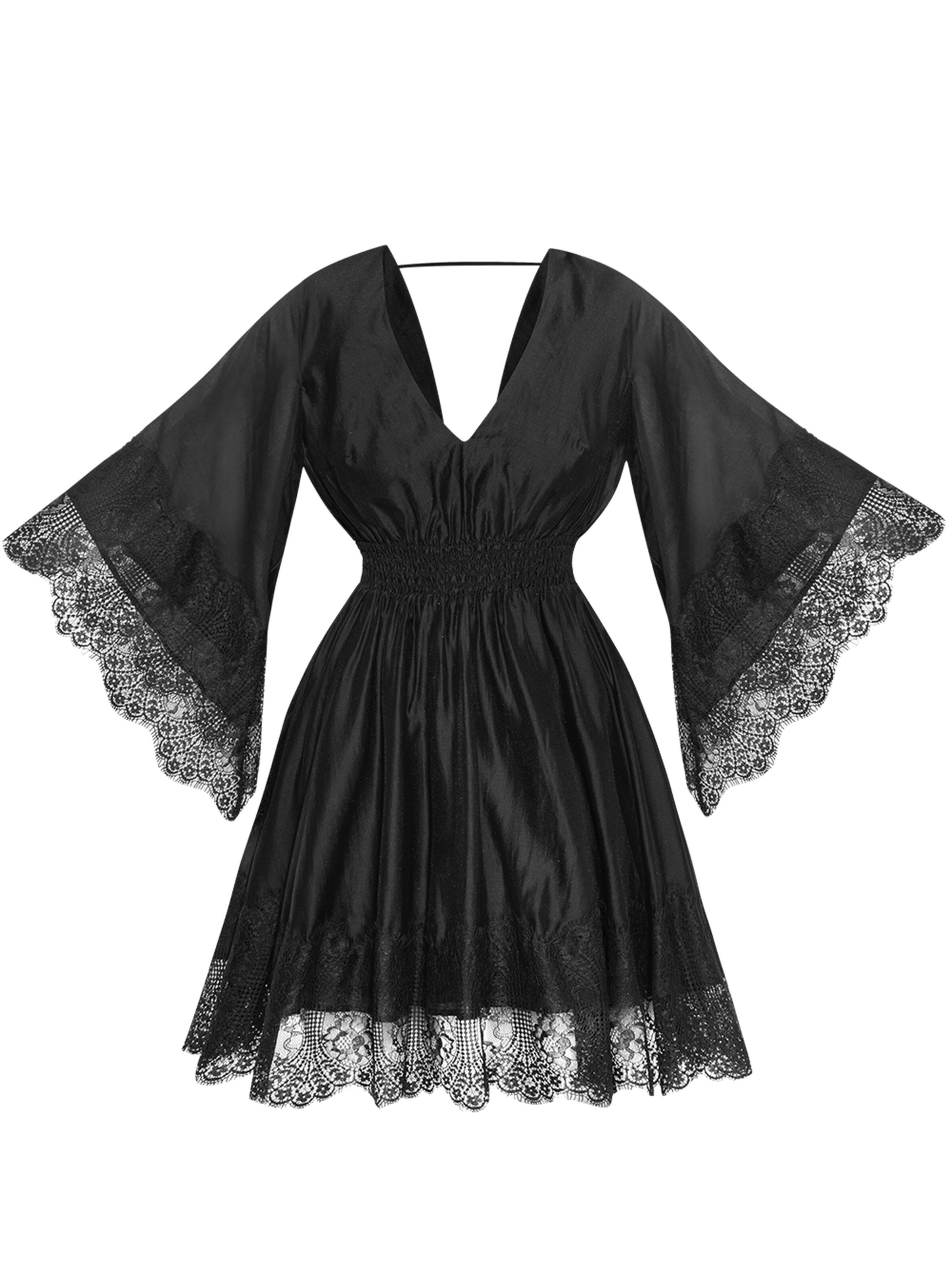 JIORO Kleid 'ESSENTIALS'‌‌‌‌‌‌ in Schwarz